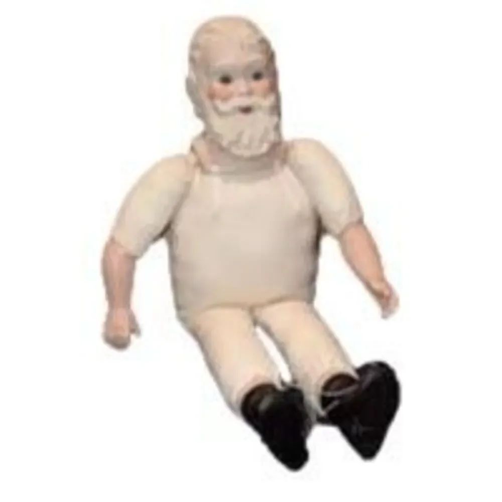 VTG Bisque jointed 20” Santa Doll Byron Molds ISSUE